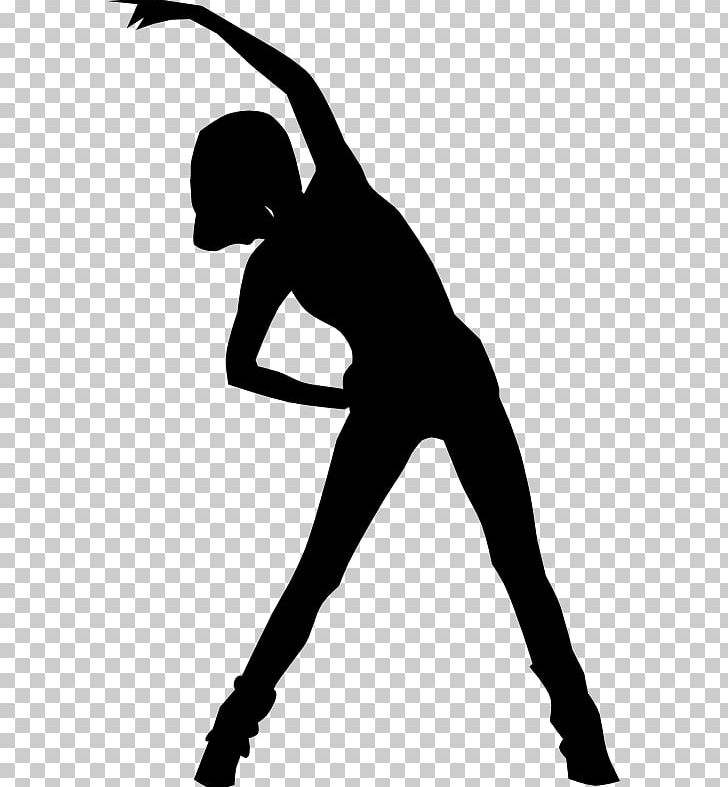 Stretching Exercise Physical Fitness PNG, Clipart, Aerobics, Arm, Black And White, Clip Art, Dancer Free PNG Download