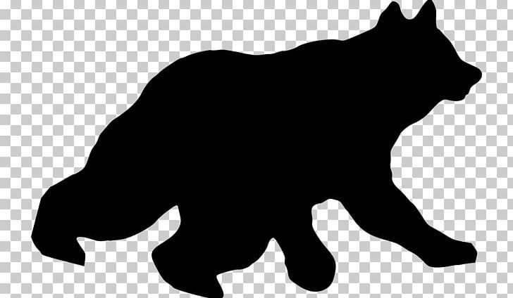 American Black Bear Polar Bear PNG, Clipart, Art, Bear, Bear Silhouette, Black, Black And White Free PNG Download