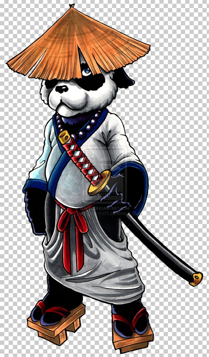 Giant Panda Samurai Pandaren Art Kung Fu Panda PNG, Clipart, Art, Cartoon, Deviantart, Fantasy, Fictional Character Free PNG Download