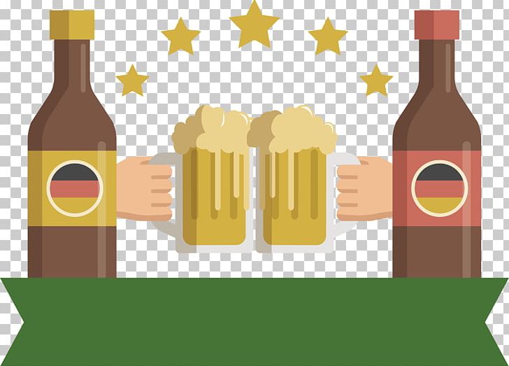 Beer Champagne Oktoberfest Bottle PNG, Clipart, Adobe Illustrator, Beer, Beer Bottle, Beer Glass, Beer Glassware Free PNG Download