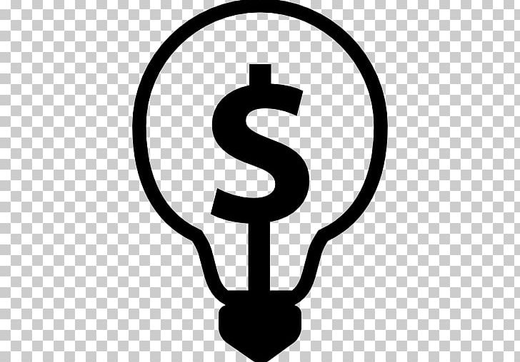 Dollar Sign Computer Icons Incandescent Light Bulb PNG, Clipart, Area, Black And White, Brand, Circle, Computer Icons Free PNG Download