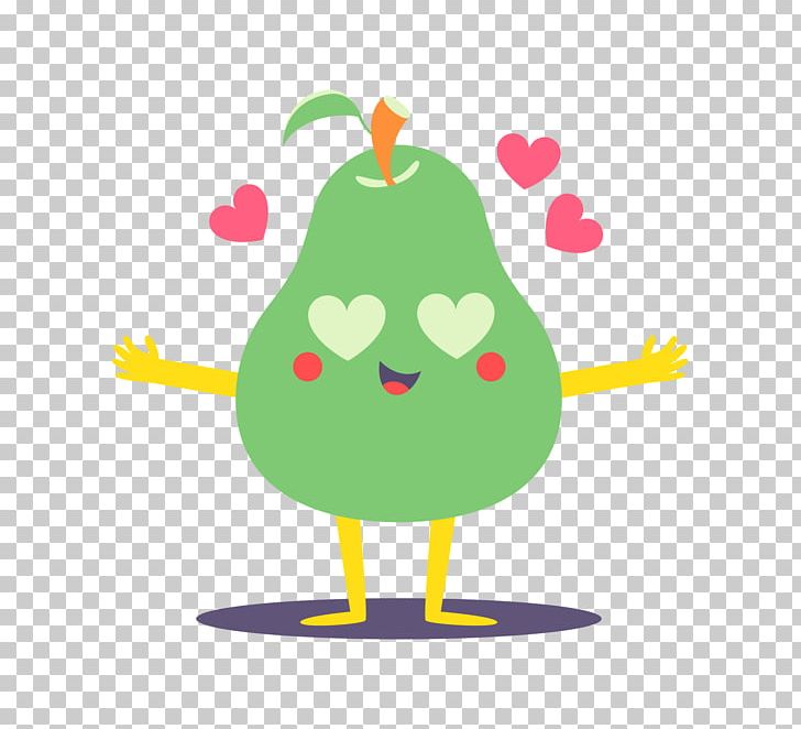 Pear Fruit Animation PNG, Clipart, Amphibian, Animation, Art, Bird, Cartoon Free PNG Download