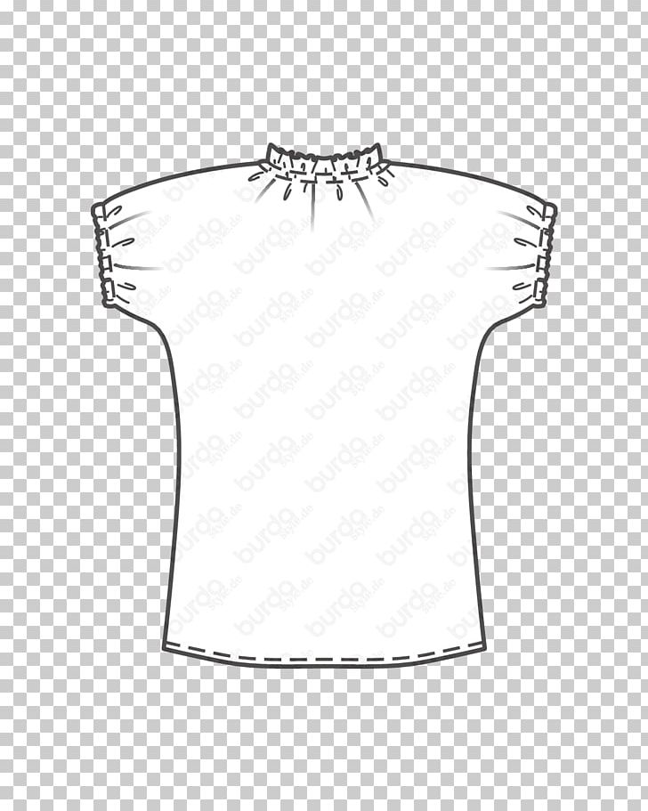 T-shirt Sleeve Pattern Fashion Burda Style PNG, Clipart, Belt, Black, Black And White, Blouse, Brand Free PNG Download