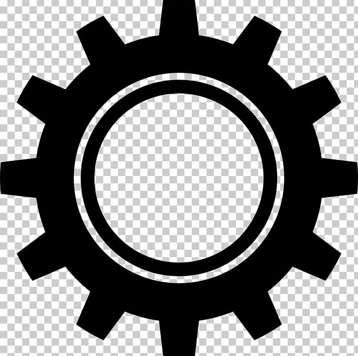 Gear Computer Icons PNG, Clipart, Black And White, Black Gear, Circle, Computer Icons, Electronics Free PNG Download