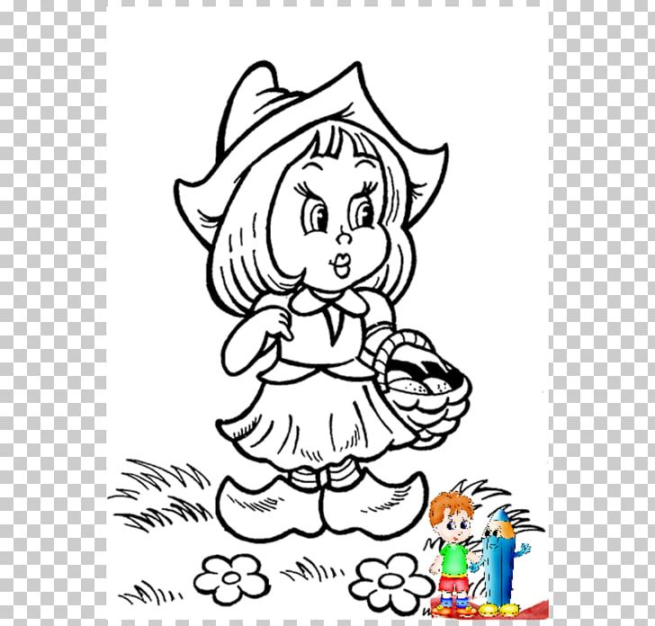 Little Red Riding Hood Wolf Mammal Fairy Tale Coloring Book Png