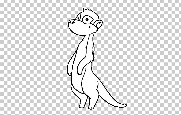 Meerkat Whiskers Coloring Book Drawing Cat PNG, Clipart, Adult, Animal, Animals, Arm, Black Free PNG Download