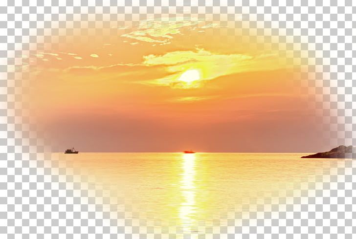 Sky Sunrise Yellow Sea PNG, Clipart, Calm, Computer, Computer Wallpaper, Daytime, Decoration Free PNG Download