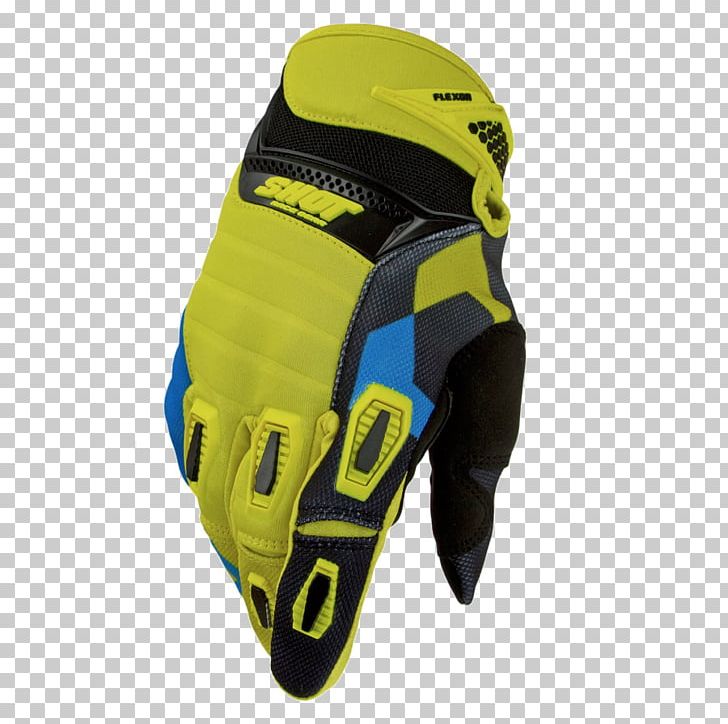 Glove T-shirt Blue Yellow Protective Gear In Sports PNG, Clipart, Baseball Equipment, Bicycle Glove, Blue, Bmx, Clothing Free PNG Download
