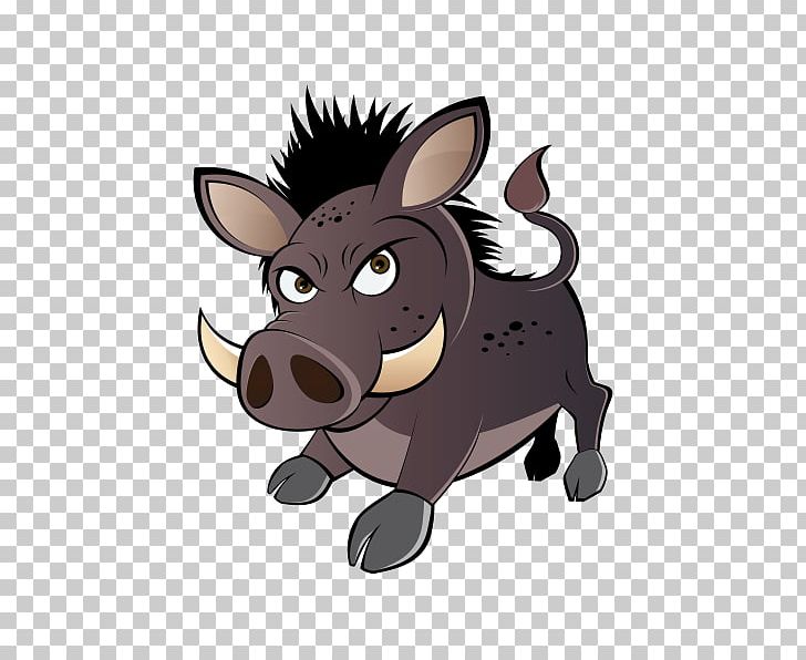 Wild Boar Common Warthog Cartoon PNG, Clipart, Boar, Carnivoran, Cartoonist, Cattle Like Mammal, Dog Like Mammal Free PNG Download
