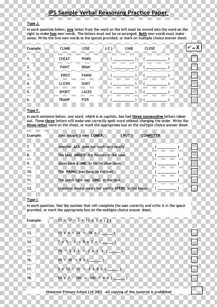 Term Paper Non-Verbal Reasoning Test PNG, Clipart, Area, Black And White, Diagram, Document, Elevenplus Free PNG Download
