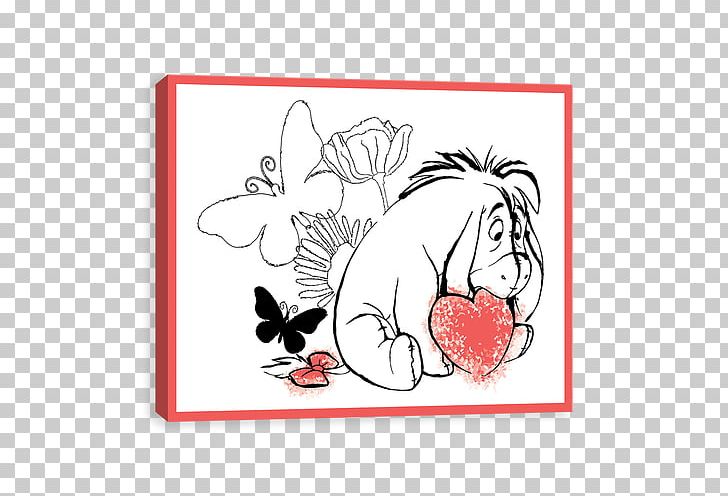 Eeyore Winnie-the-Pooh Tigger Hundred Acre Wood Art PNG, Clipart, Area, Art, Black, Canvas, Carnivoran Free PNG Download