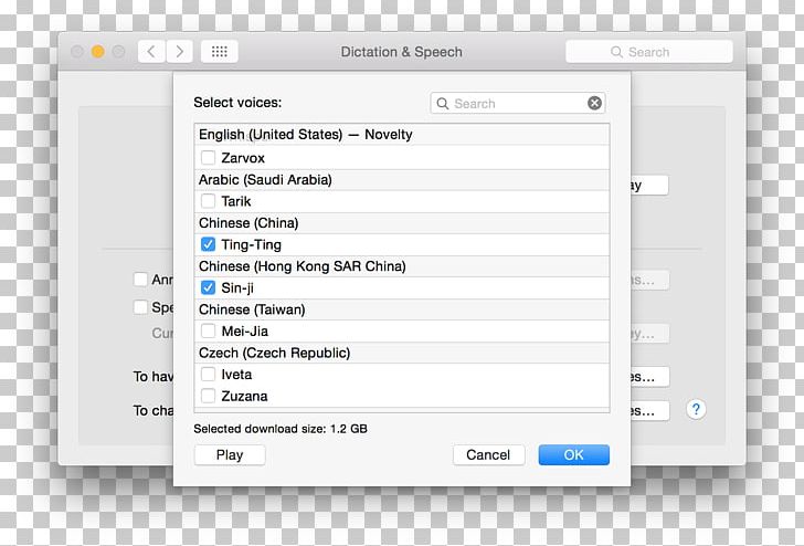 chinese voice recognition for mac why text in english