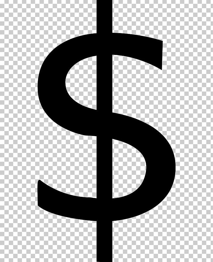 Dollar Sign Currency Symbol PNG, Clipart, Australian Dollar, Black And White, Cross, Currency, Currency Symbol Free PNG Download