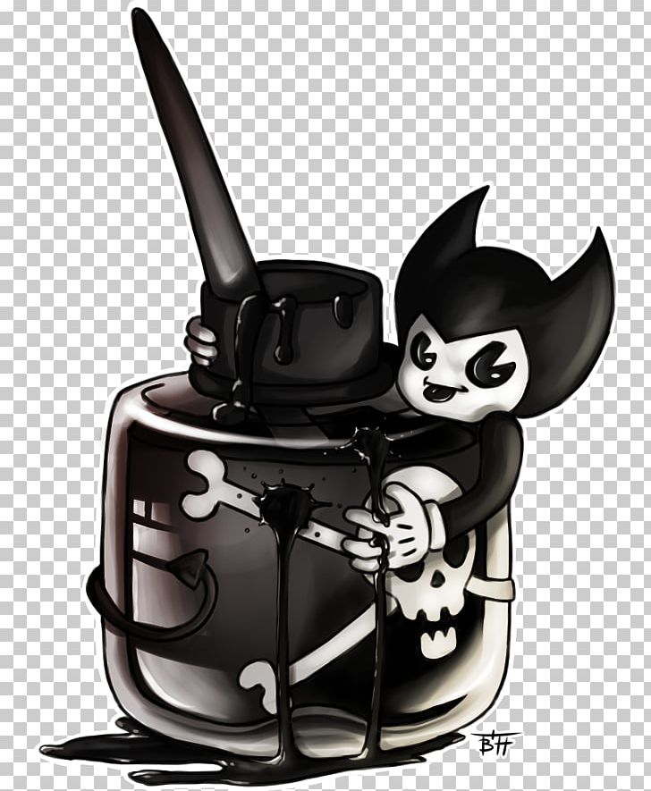 Bendy And The Ink Machine Drawing Bottle Jar PNG, Clipart, 2017, Art, Bendy And The Ink Machine, Black And White, Bottle Free PNG Download
