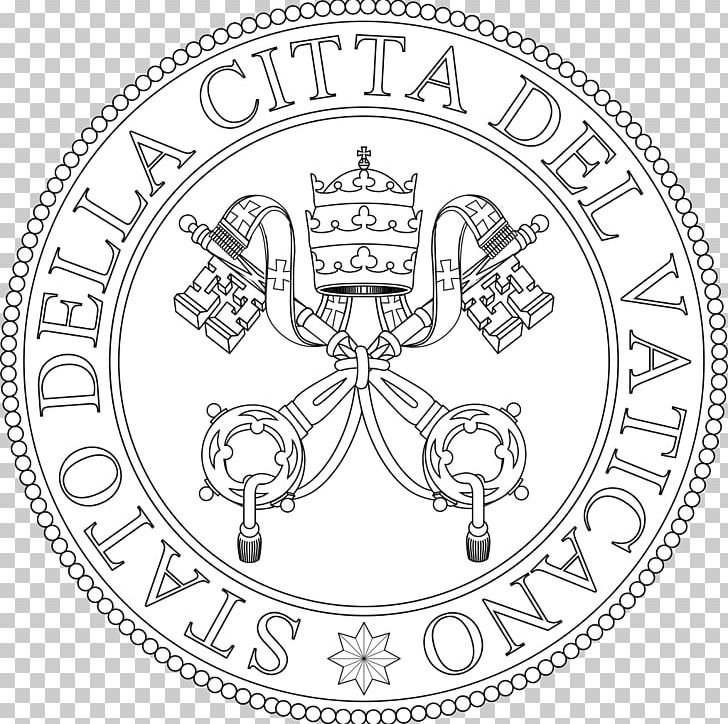St. Peter's Square St. Peter's Basilica Gardens Of Vatican City Holy See Flag Of Vatican City PNG, Clipart, Area, Black And White, Circle, Coat Of Arms, Flag Of Vatican City Free PNG Download