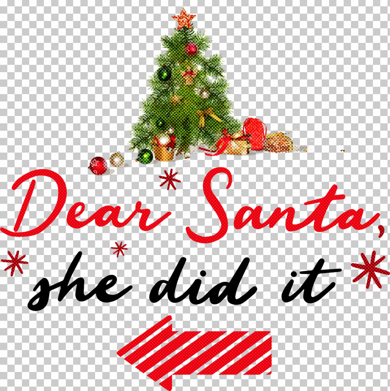 Dear Santa Santa Claus Christmas PNG, Clipart, Christmas, Christmas Day, Christmas Ornament, Christmas Ornament M, Christmas Tree Free PNG Download