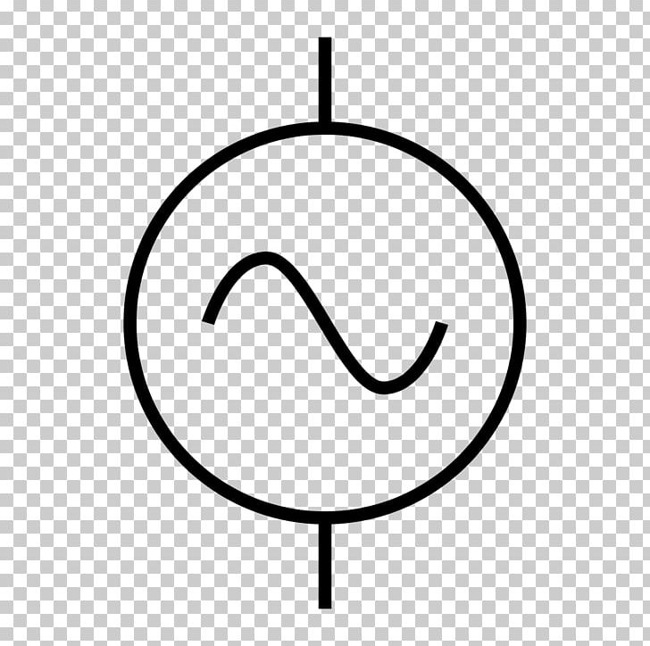 Electronic Symbol Alternating Current Power Converters Voltage Source Electric Power PNG, Clipart, Ac Power, Alternating Current, Area, Black And White, Circle Free PNG Download