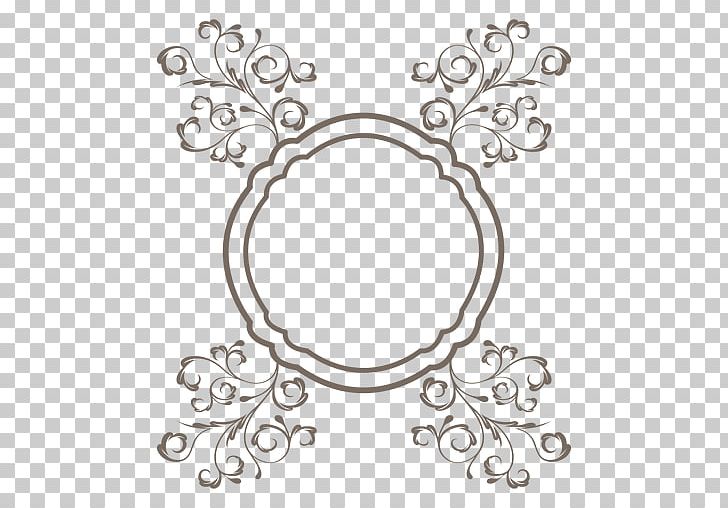 Floral Design Flower Drawing PNG, Clipart, Area, Auto Part, Black And White, Body Jewelry, Circle Free PNG Download