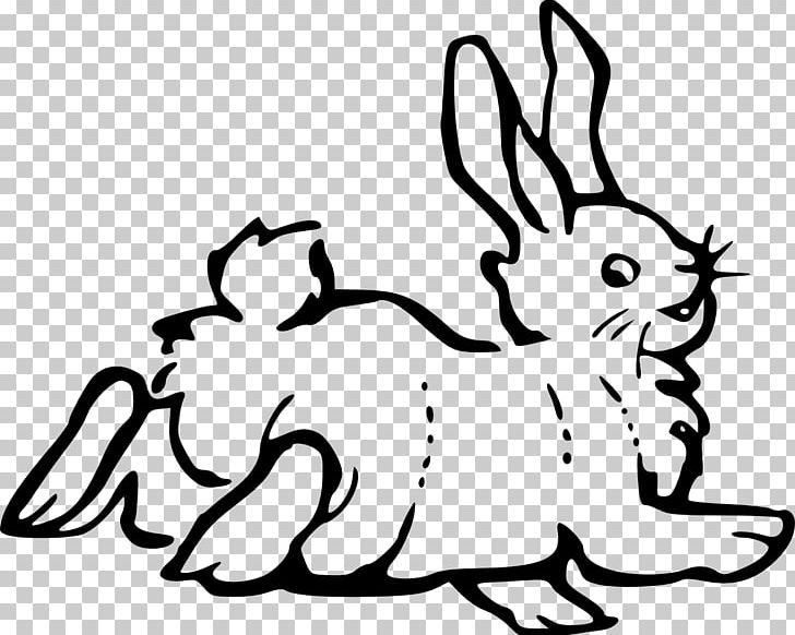 Easter Bunny European Hare Rabbit PNG, Clipart, Art, Artwork, Black, Black And White, Carnivoran Free PNG Download