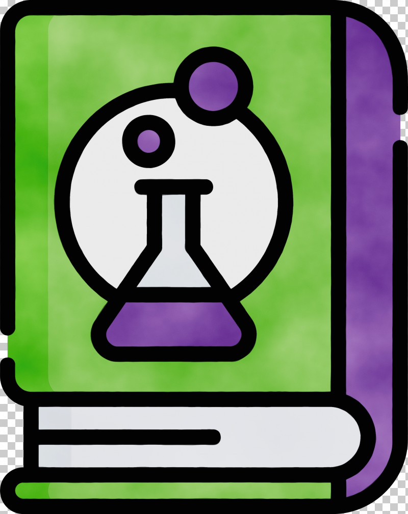 Icon Science Book Outline Science Purple PNG, Clipart, Area, Book, Color, Outline, Paint Free PNG Download