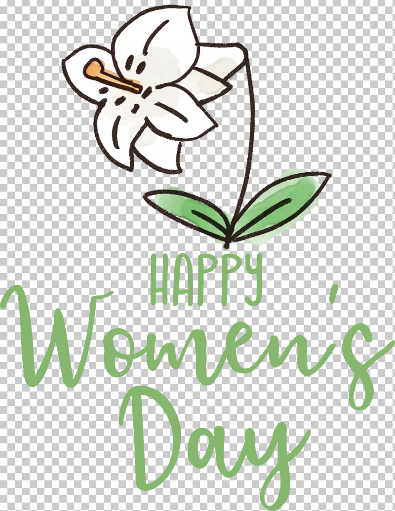 Happy Women’s Day PNG, Clipart, Flower, Insect, Leaf, Logo, Plants Free PNG Download