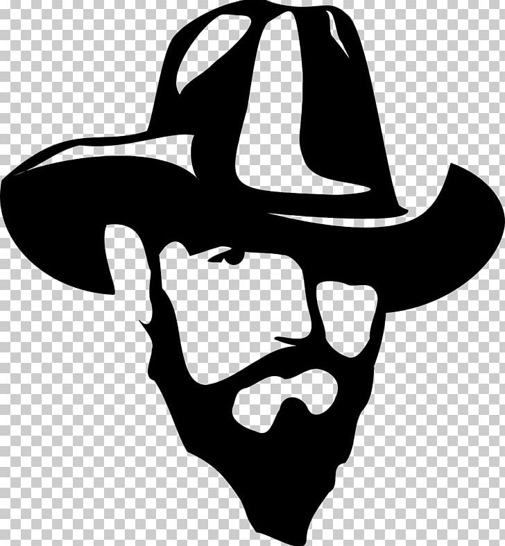 Cowboy Silhouette PNG, Clipart, Animals, Artwork, Beard, Black And White, Cowboy Free PNG Download