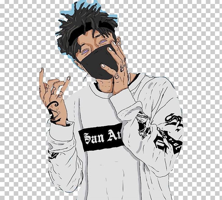 Boy's Anime Rapper Pattern Outfit T shirt Shorts Set Hip Hop - Temu