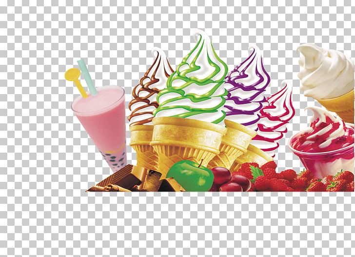 Ice Cream Cone Sundae Frozen Yogurt PNG, Clipart, Cream, Dairy Product, Dessert, Flavor, Food Free PNG Download