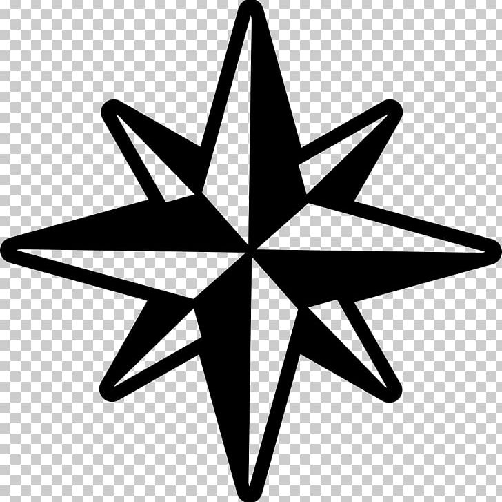 Compass Rose Wind Rose Computer Icons PNG, Clipart, Angle, Black And White, Cardinal Direction, Compass, Compass Rose Free PNG Download
