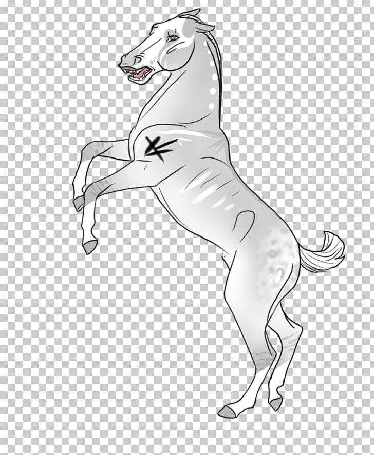 Mane Mustang Stallion Halter Dog PNG, Clipart, Black And White, Canidae, Carnivoran, Dog Like Mammal, Fictional Character Free PNG Download