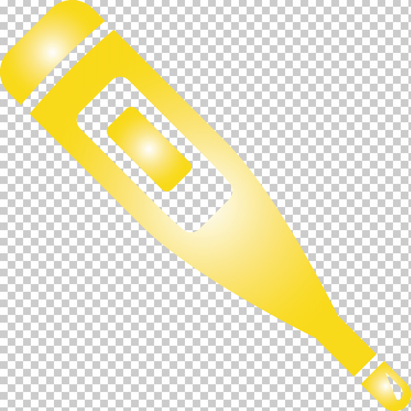 Thermometer Health Care PNG, Clipart, Health Care, Line, Thermometer, Yellow Free PNG Download