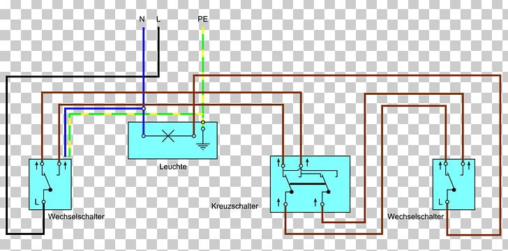 Multiway Switching Kreuzschaltung Changeover Switch Kreuzschalter Electrical Switches PNG, Clipart, Ac Power Plugs And Sockets, Angle, Area, Ausschaltung, Circuit Diagram Free PNG Download