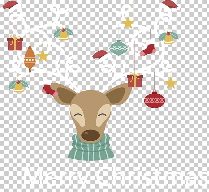 Reindeer Santa Claus Christmas Illustration PNG, Clipart, Antler, Avatars, Avatar Vector, Cartoon, Christmas Ornament Free PNG Download
