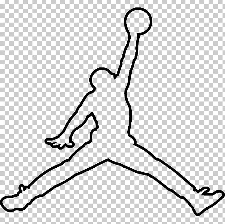 Jumpman Air Jordan Logo Drawing PNG, Clipart, Air Jordan, Area, Arm ...