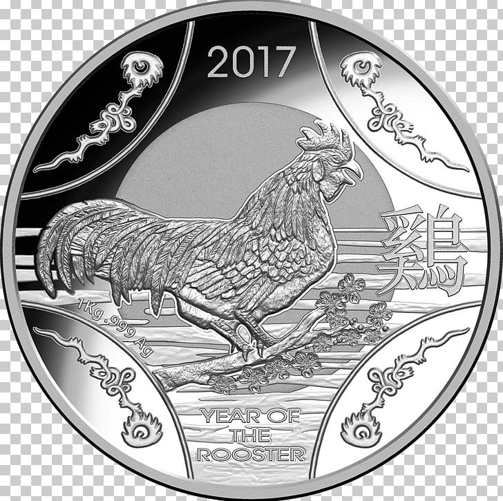 Royal Australian Mint Proof Coinage Silver Coin PNG, Clipart, Australia, Australian, Bird, Black And White, Chicken Free PNG Download