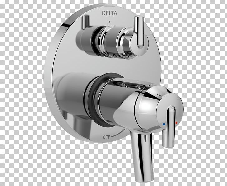 Shower Tap Bathtub Pressure-balanced Valve Thermostatic Mixing Valve PNG, Clipart, Angle, Bathroom, Bathtub, Caracalla, Delta 75152 Free PNG Download