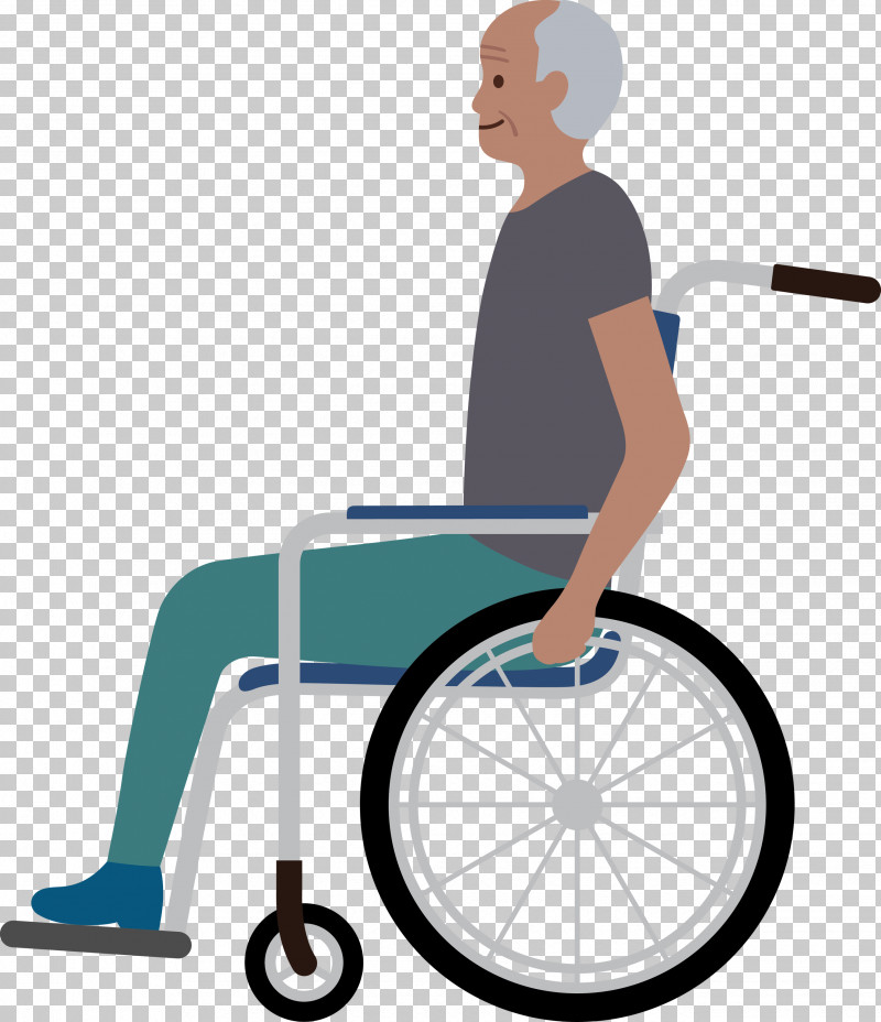 Grandpa Grandfather Wheelchair PNG, Clipart, Beautym, Behavior, Bicycle, Chair, Grandfather Free PNG Download
