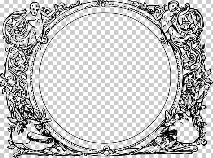 Frames PNG, Clipart, Art, Black And White, Body Jewelry, Circle, Computer Icons Free PNG Download