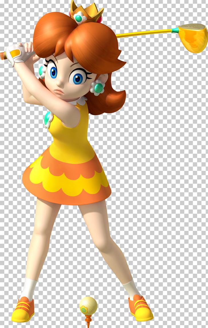 Mario Golf: World Tour Mario Golf: Toadstool Tour Mario Bros. Princess Daisy PNG, Clipart, Cartoon, Fictional Character, Figurine, Golf, Joint Free PNG Download