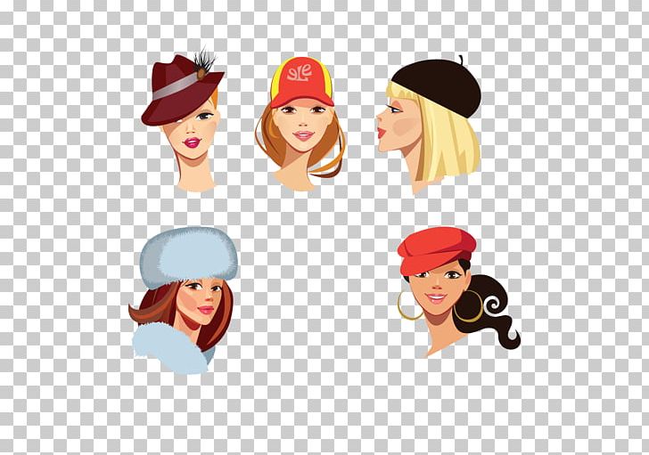Woman With A Hat Cartoon Illustration PNG, Clipart, Chef Hat, Creative, Fashion Accessory, Fashion Design, Fashion Girl Free PNG Download