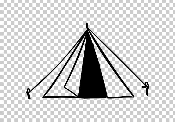 Tent Campsite Computer Icons PNG, Clipart, Angle, Area, Bidezidor Kirol, Black, Black And White Free PNG Download