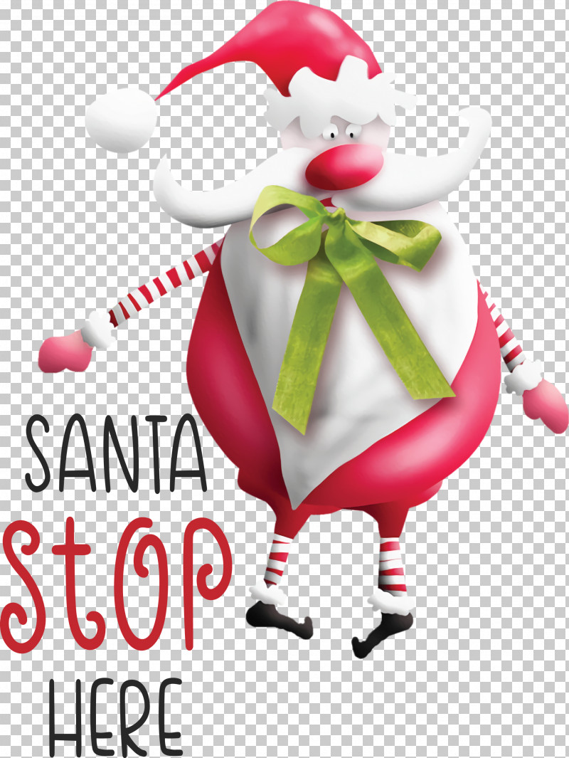 Santa Stop Here Santa Christmas PNG, Clipart, Black, Black Screen Of Death, Christmas, Christmas Ornament M, Highdefinition Video Free PNG Download
