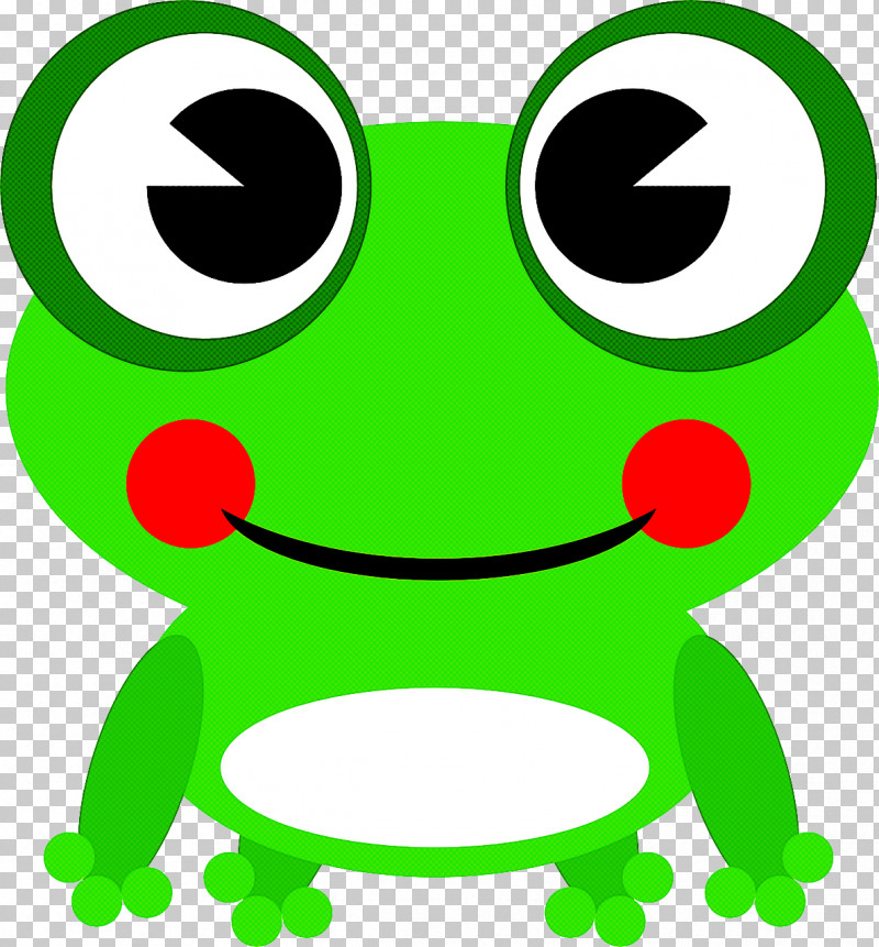 Green Frog Cartoon Smile Toad PNG, Clipart, Cartoon, Frog, Green, Smile, Toad Free PNG Download