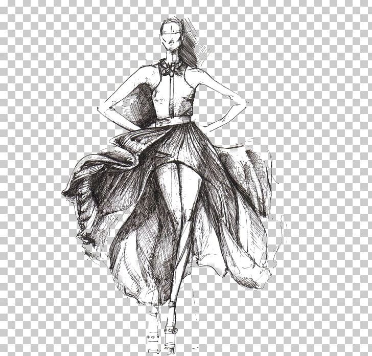 New York Fashion Week Fashion Design Fashion Illustration Sketch PNG ...