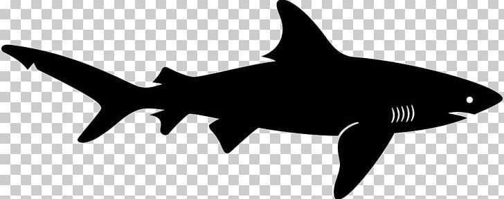 Shark Silhouette PNG, Clipart, Animals, Art, Black And White, Bull Shark, Cartilaginous Fish Free PNG Download