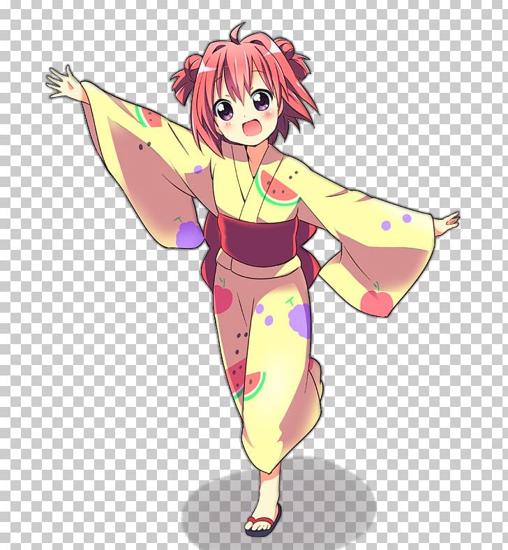 Illustration Kimono Yukata Costume PNG, Clipart, Akari, Akari Akaza, Anime, Art, Cartoon Free PNG Download