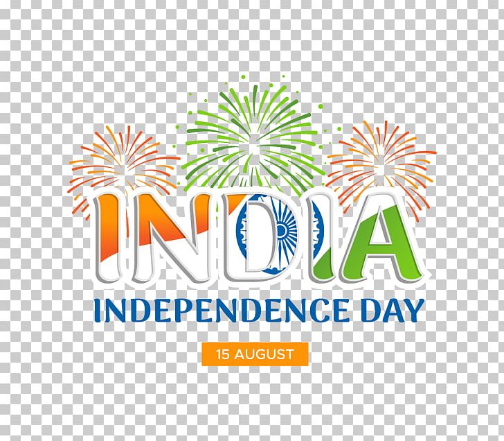 Indian Independence Movement Indian Independence Day Logo Font PNG, Clipart, Area, Brand, Fireworks, Graphic Design, Holiday Free PNG Download