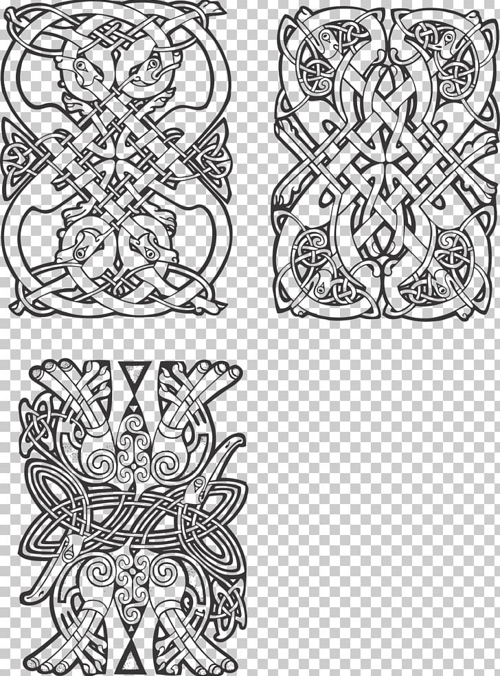 Ornament Celtic Knot Pattern PNG, Clipart, Area, Art, Black, Black And White, Celtic Free PNG Download