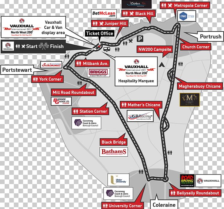 2016 North West 200 2015 North West 200 Races Map Coleraine Portstewart PNG, Clipart, 2015 North West 200 Races, Area, Coleraine, Google Maps, Kmr Racing Team Free PNG Download