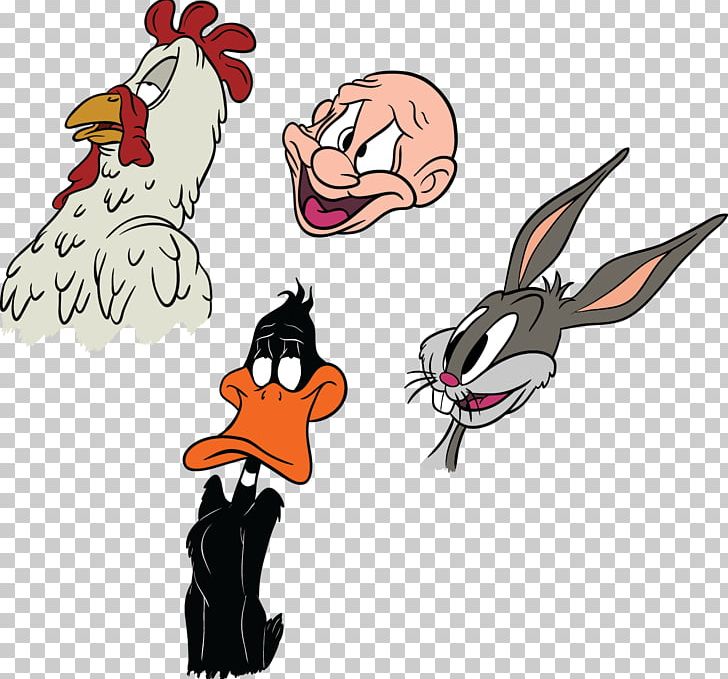 Daffy Duck Ralph Wolf And Sam Sheepdog Looney Tunes Rooster PNG, Clipart, Art, Beak, Bird, Cartoon, Chicken Free PNG Download